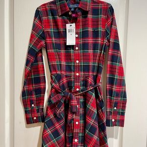 Girls Polo Ralph Lauren NWT button down dress